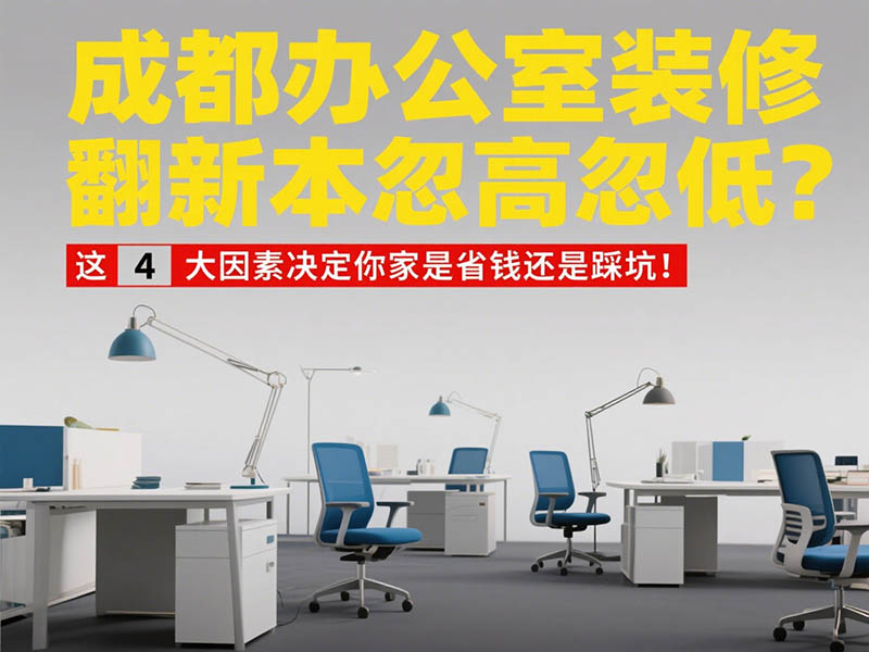 成都辦公室裝修翻新成本忽高忽低？這 4 大因素決定你家是省錢(qián)還是踩坑！